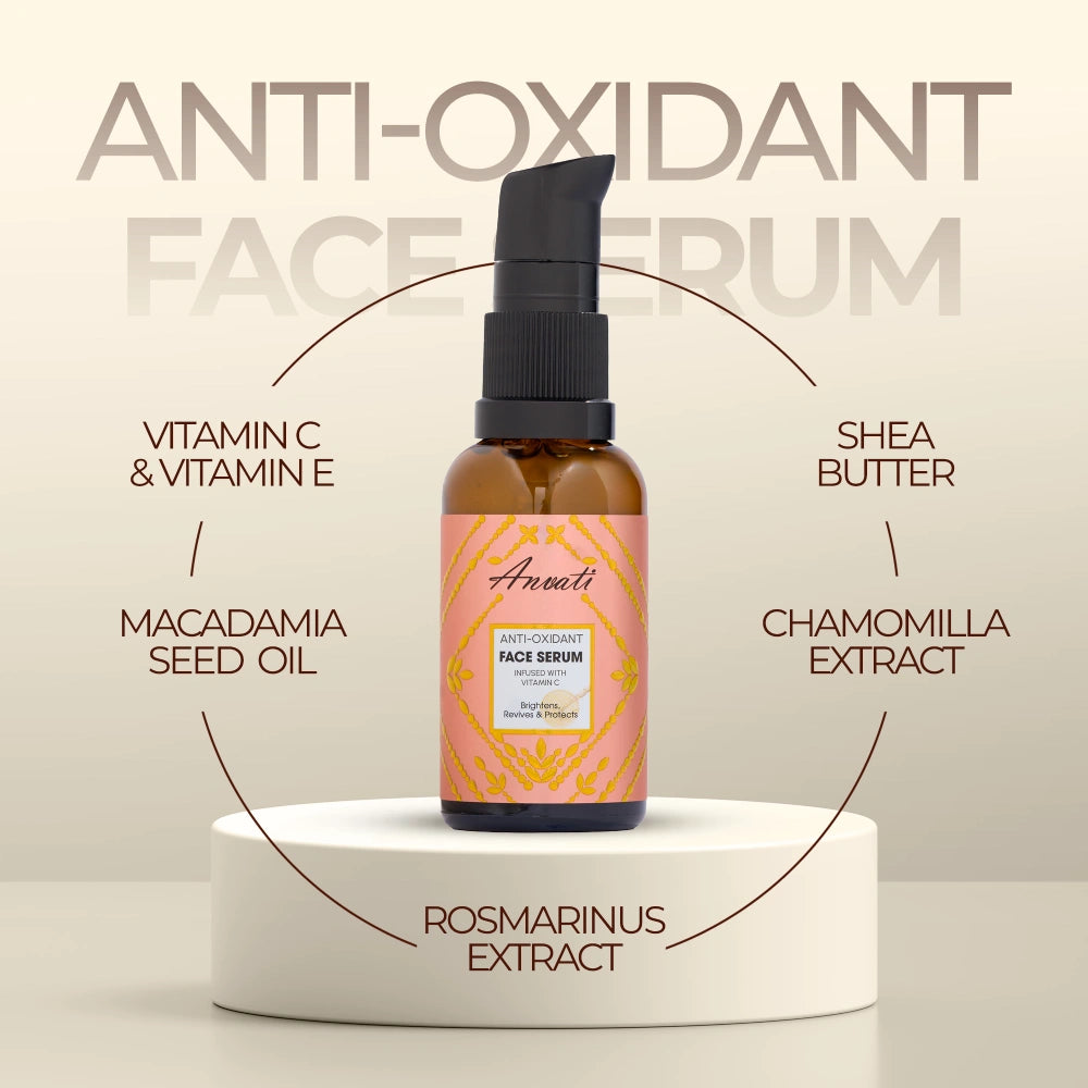 Anti-Oxident Face Serum Infused with Vitamin C - 30ml