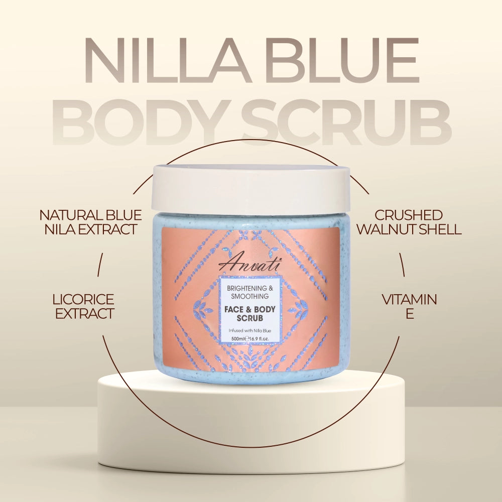 Body Scrub With Nilla Blue