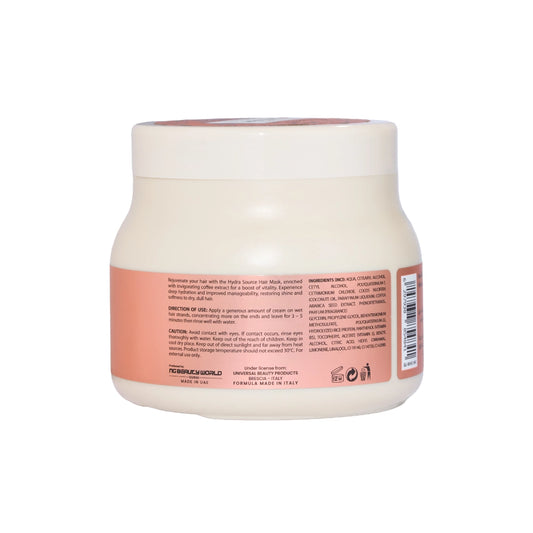 Hydra Source Hair Mask Infused with Coffee Extract - 500ml