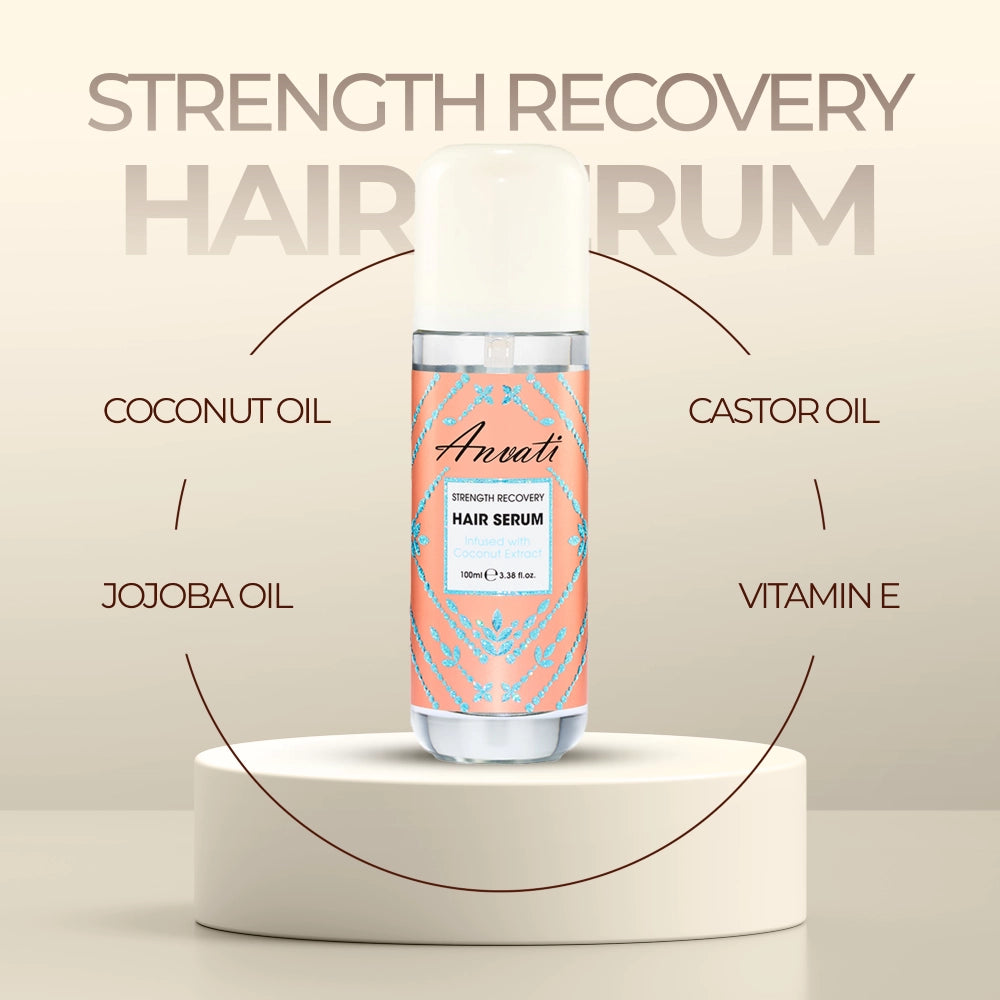 Strength Recovery Hair Serum Infused with Coconut Extract