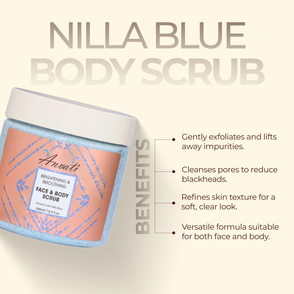 Body Scrub With Nilla Blue