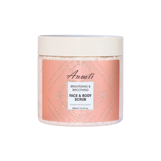 Brightening & Smoothing Face & Body Scrub Infused with Rice Extract
