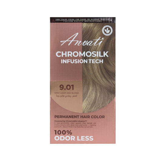 Chromosilk Infusiontech Permanent Hair Color – Very Light Ash Blond 9.01