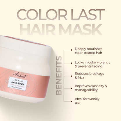Color Last Hair Mask Infused with Argan Extract - 500ml