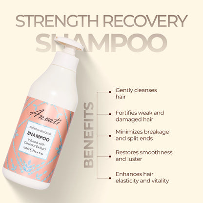 Strength Recovery Shampoo Infused with Coconut Extract - 750ml