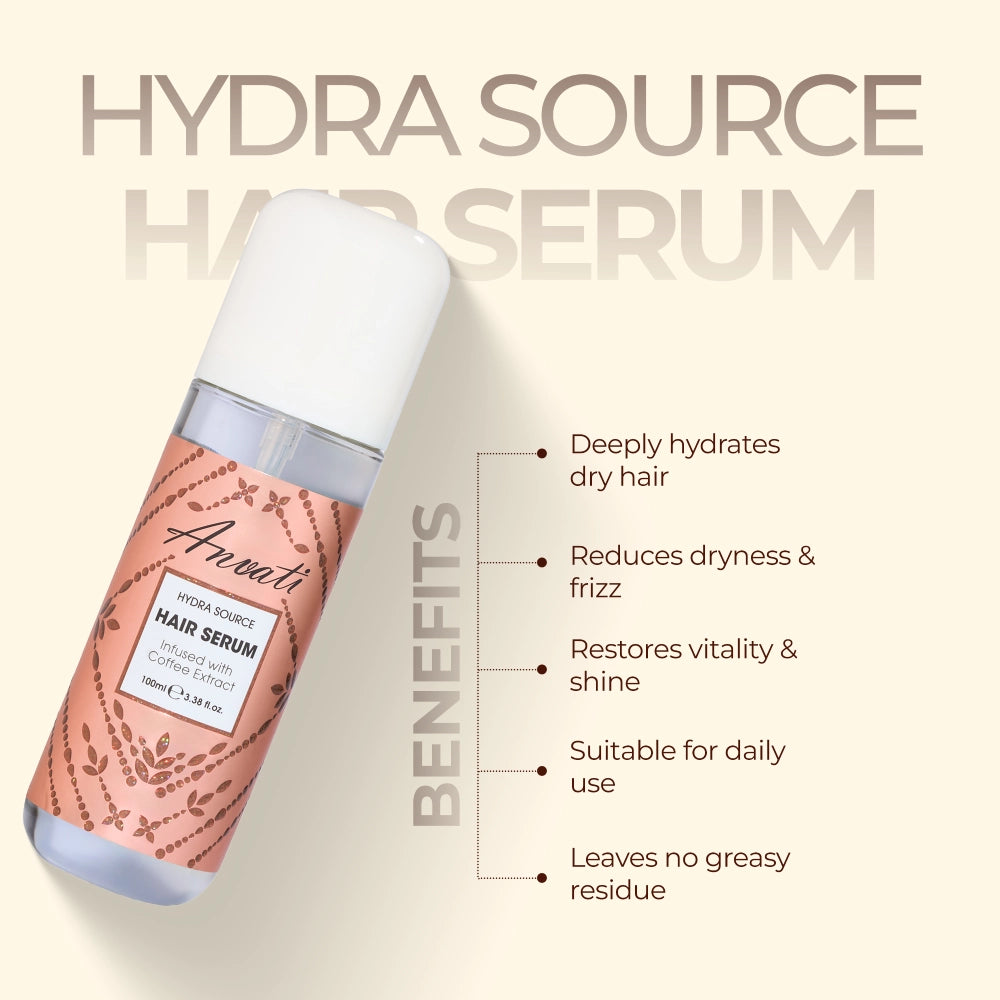Hydra Source Hair Serum Infused with Coffee Extract