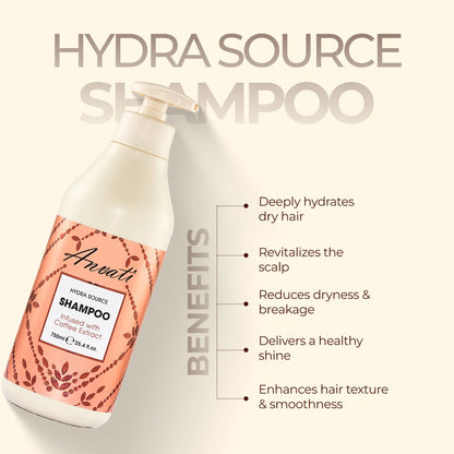 Hydra Source Shampoo Infused with Coffee Extract - 750ml