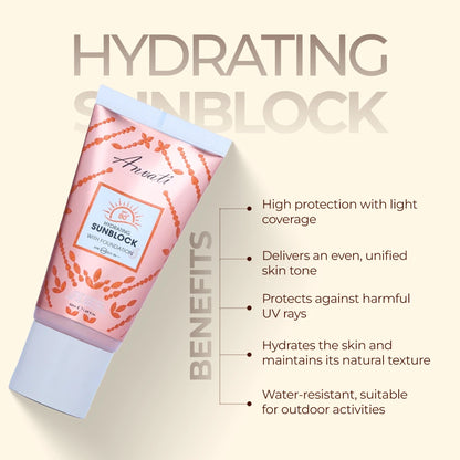 SPF+ 80 Hydrating Sunblock With Foundation - 50ml