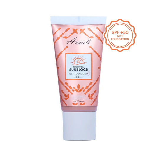 SPF+ 50 Hydrating Sunblock With Foundation - 50ml