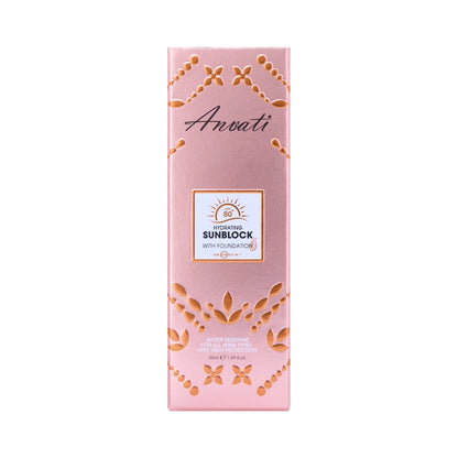 SPF+ 80 Hydrating Sunblock With Foundation - 50ml
