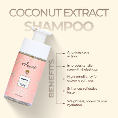 Shampoo Infused with Coconut Extract - 250ml