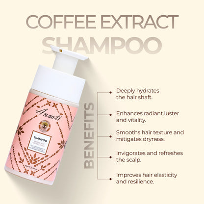 Shampoo Infused with Coffee Extract - 250ml