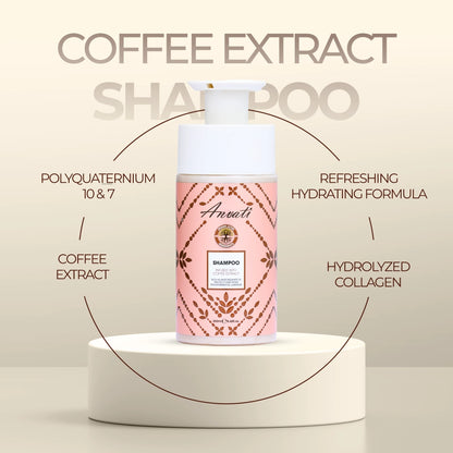 Shampoo Infused with Coffee Extract - 250ml