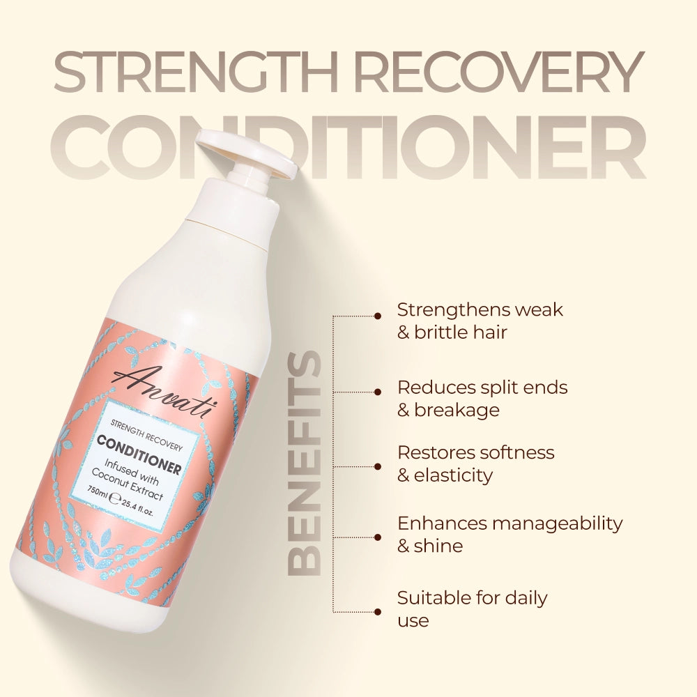 Strength Recovery Conditioner Infused with Coconut Extract