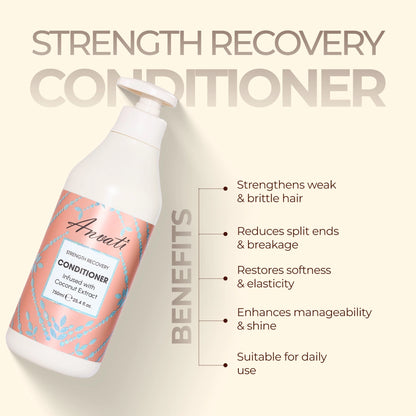 Strength Recovery Conditioner Infused with Coconut Extract - 750ml