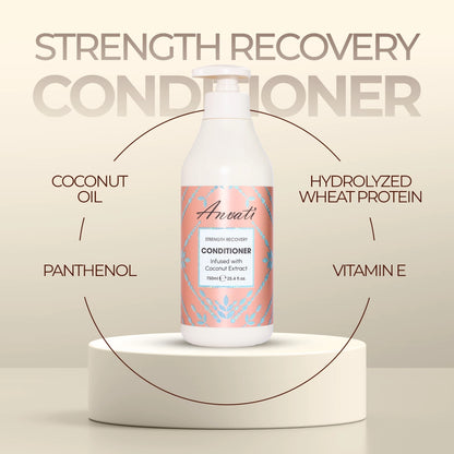 Strength Recovery Conditioner Infused with Coconut Extract - 750ml