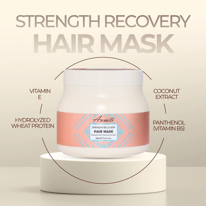 Strength Recovery Hair Mask Infused with Coconut Extract - 500ml