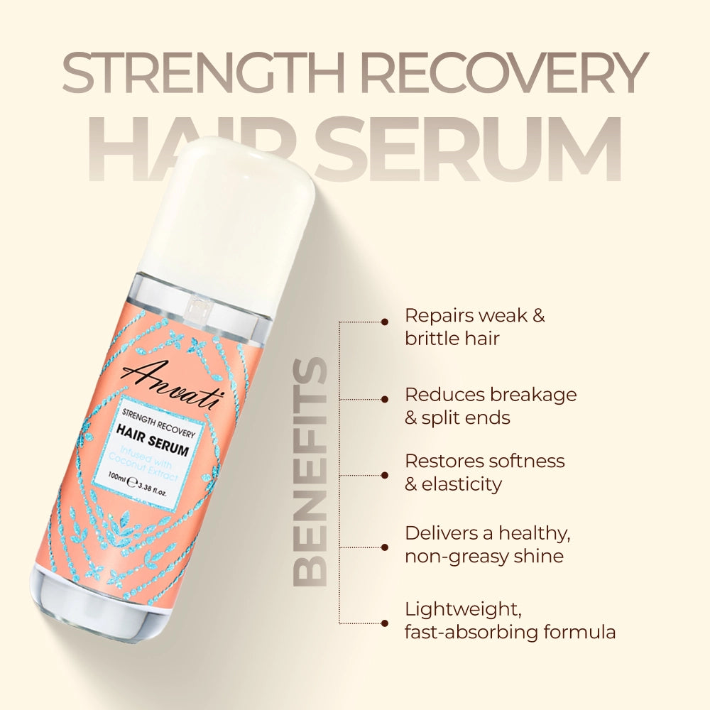 Strength Recovery Hair Serum Infused with Coconut Extract