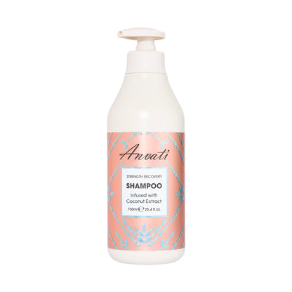 Strength Recovery Shampoo Infused with Coconut Extract - 750ml
