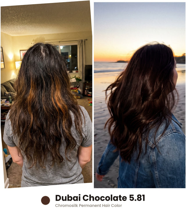 Before and after – Dubai Chocolate 5.81