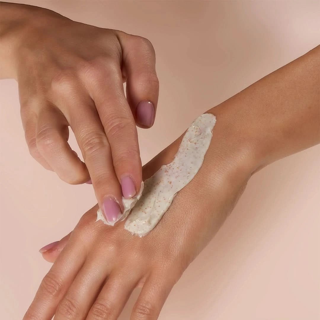 Brightening & Smoothing Face & Body Scrub Infused with Rice Extract - Anvati Beauty