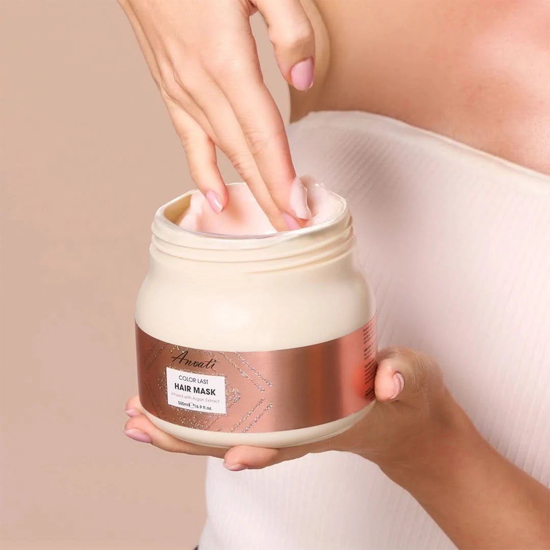 Color Last Hair Mask Infused with Argan Extract - Anvati Beauty