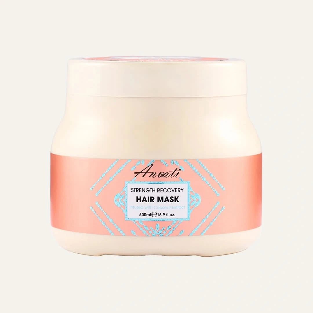 Strength Recovery Hair Mask Infused with Coconut Extract - Anvati Beauty